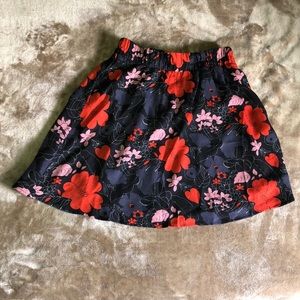- Compania Fantastica- by ModCloth- floral skirt/ size small